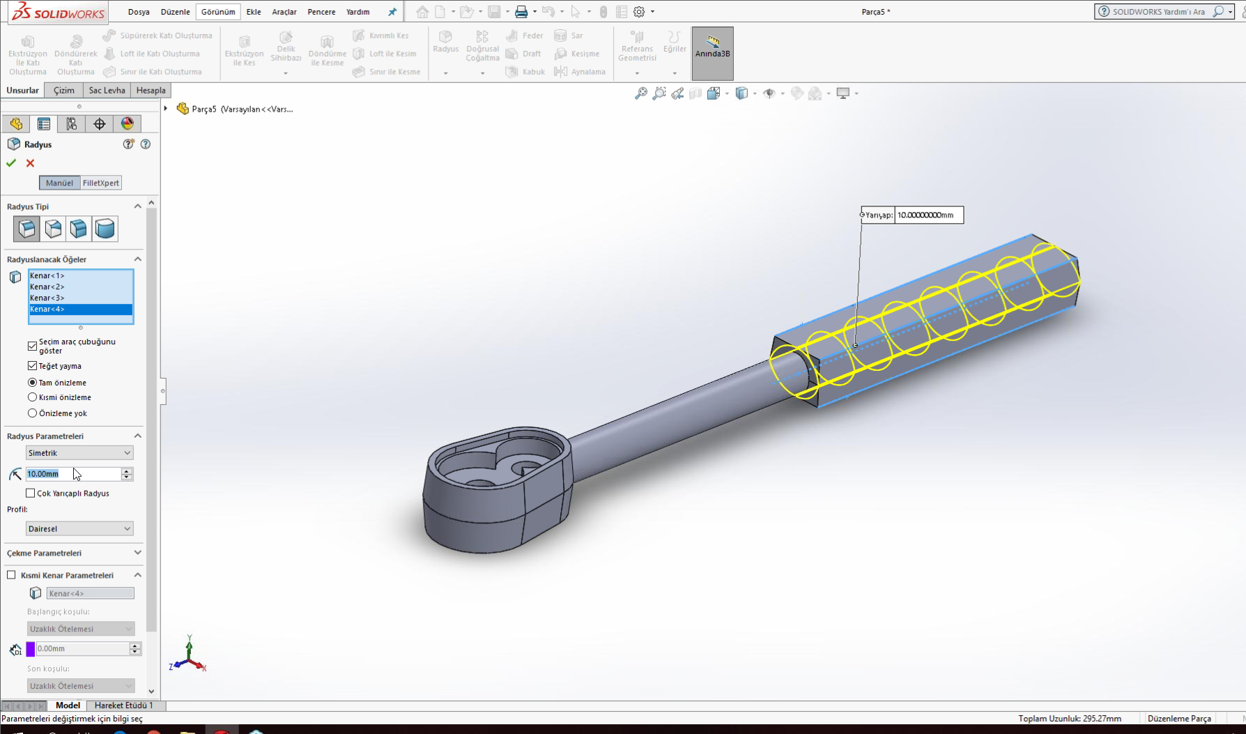 Отсоединенный чертеж в solidworks